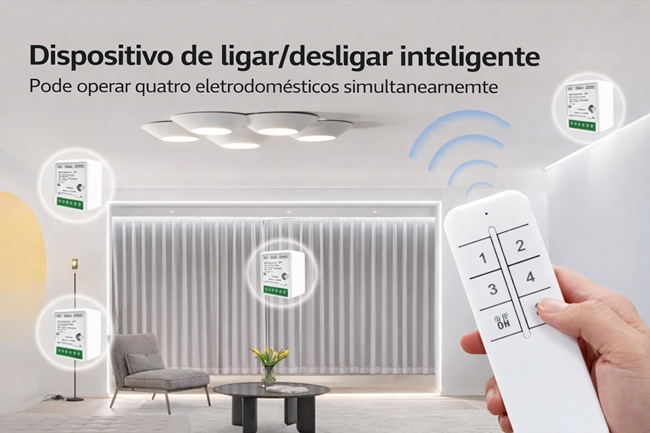 Mini Interruptor Inteligente Wi-Fi Tuya