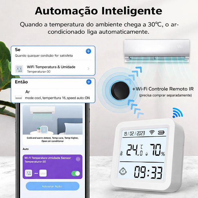 Sensor de Temperatura Inteligente | Dr Home Tech