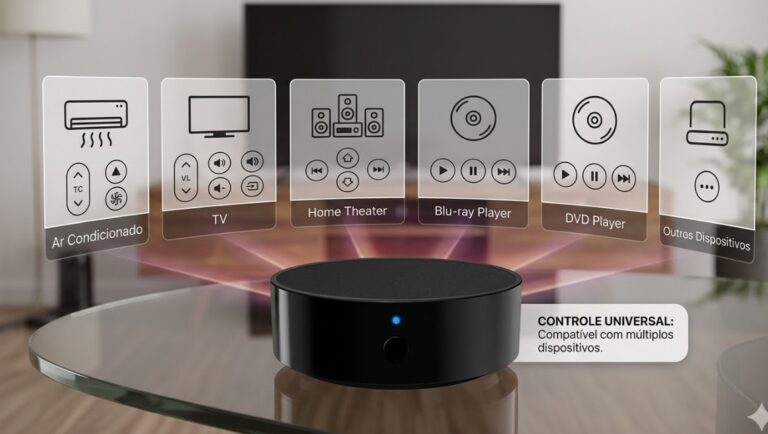 Controle Universal Infravermelho Inteligente Para Automação: O Fim da “Caça ao Tesouro” por Controles