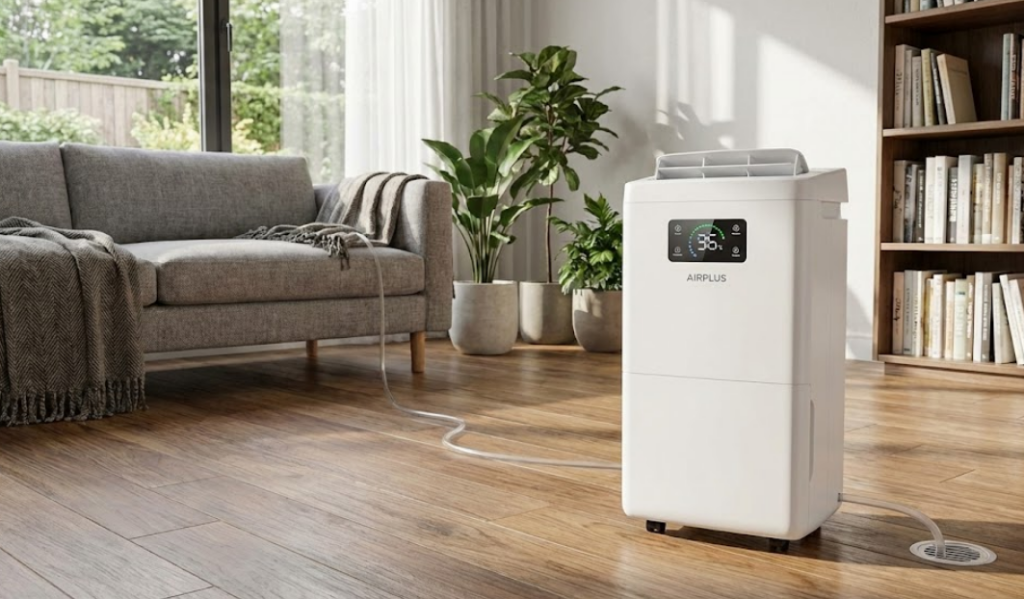 AIRPLUS Desumidificador Inteligente 5,5L com Mangueira de Drenagem: vale a pena?