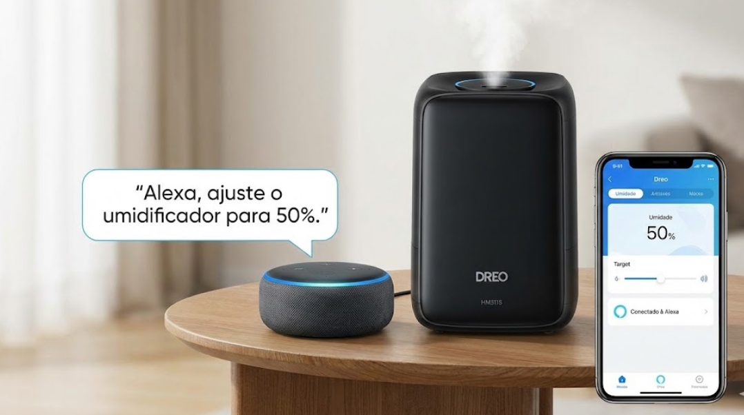 Umidificador Inteligente Dreo: A solução definitiva para o ar seco
